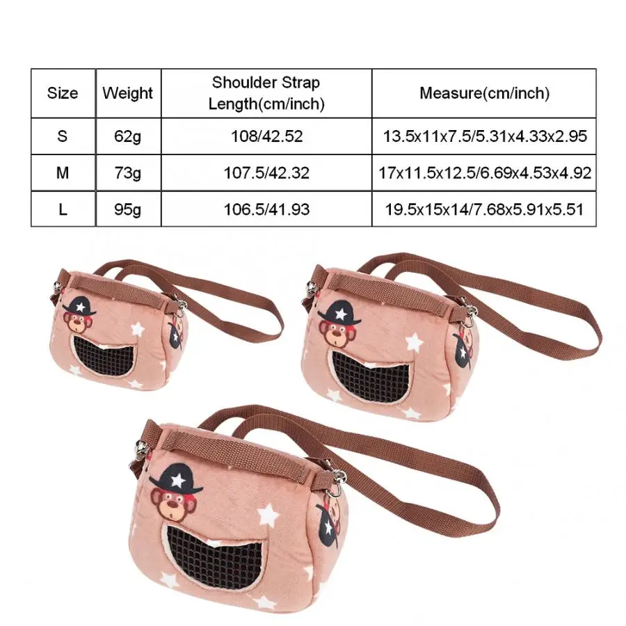 Фланелевая переносная воздухопроницаемая переноска для питомцев Выходная сумка