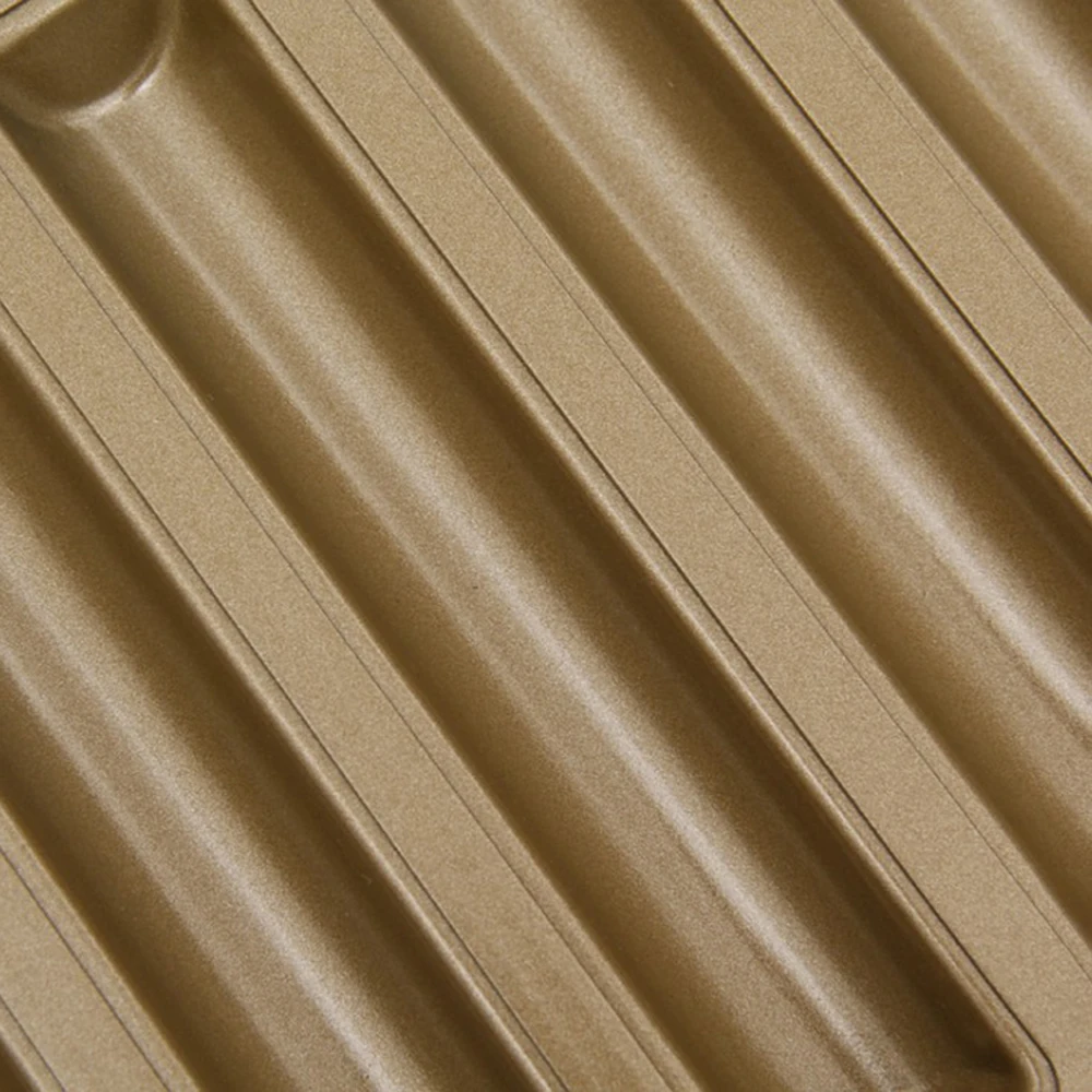 

6 Even Biscuit Mould Strip Cake Mould Household Custom Carbon Steel Baking Pan Baking Tools