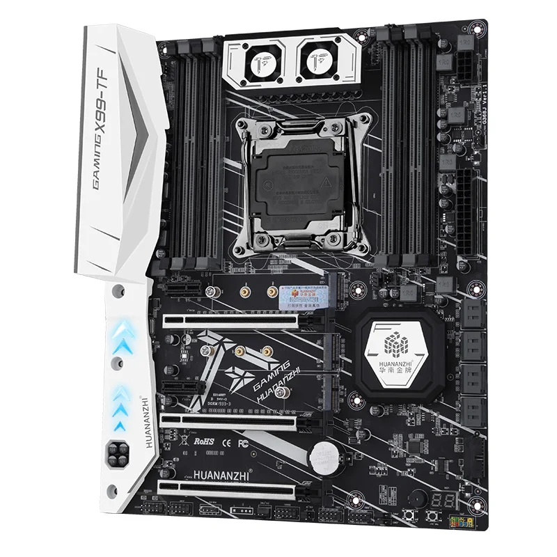 Комплект материнской платы huananzhi x99 LGA2011 3 и LGA 2011 Intel Xeon E5 2678 V3 16 Гб = DDR4 8 x 2 шт.