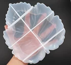 19 см кленовый лист Конопляный лист пепельница блюдо зеркало силиконовая форма для DIY Кристалл Смола лоток для хранения ювелирных изделий форма