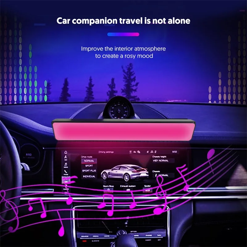 Умный Ночной светильник музыкальная подсветильник ка RGB с управлением звуком