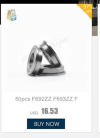 10 шт. F682ZZ F683ZZ F684ZZ F685ZZ F686ZZ F687ZZ F688ZZ F689ZZ фланцевый шарикоподшипник тонкие металлические экранированные фланцевые подшипники