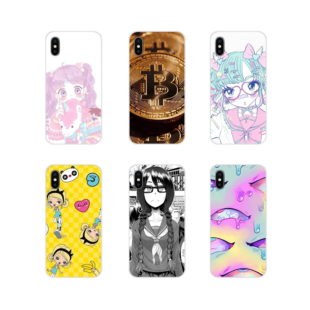 Силиконовый чехол для Huawei G7 G8 P8 P9 P10 P20 P30 Lite Mini Pro P Smart Plus 2017 2018 2019 Биткоин Ahegao Harajuku