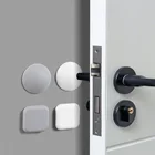 Бесшумная силиконовая дверная пробка, настенная впитывающая заглушка для унитаза, дверной держатель с защитой от ударов, ограничитель для дверей