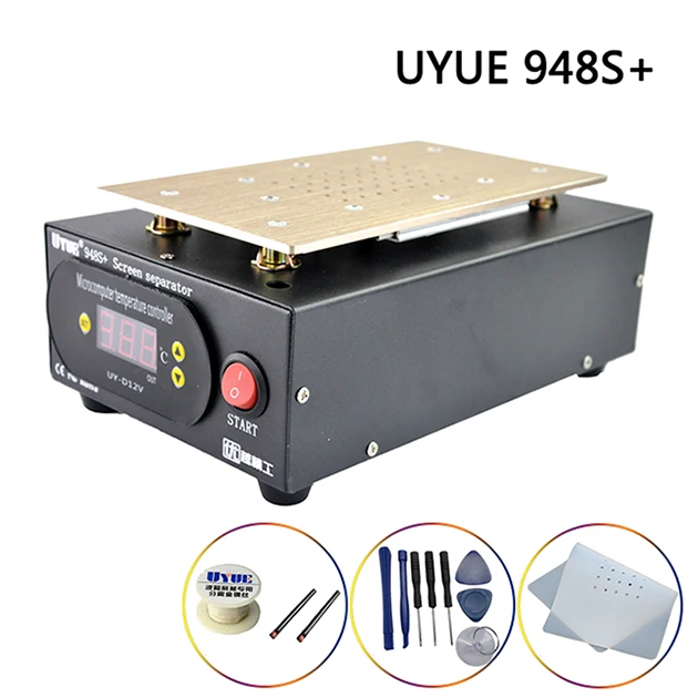 Красный UYUE 948S+ lcd сепаратор машина встроенный насос вакуумный экран ремонтная машина комплект для смартфона iPhone/samsung - Цвет: Красный