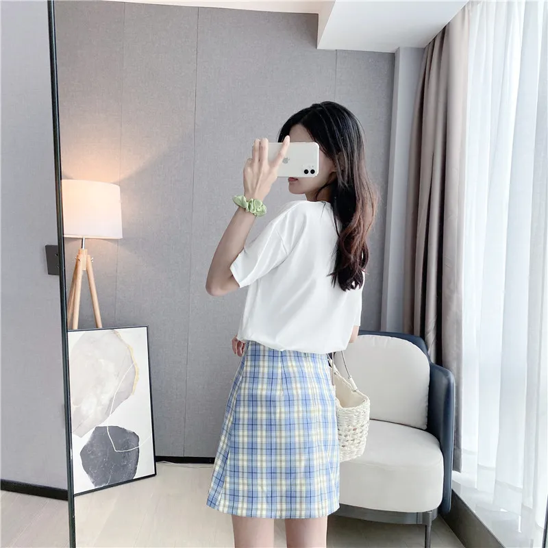 Новая зеленая футболка с надписью Smiley повседневная женская одежда топы Модная