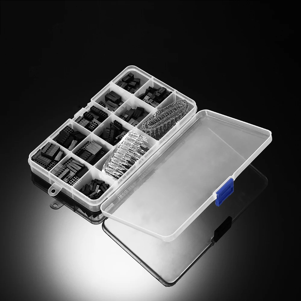 Новый 420 шт разноцветный свитер провода штыревой разъем Корпус Комплект и M/F