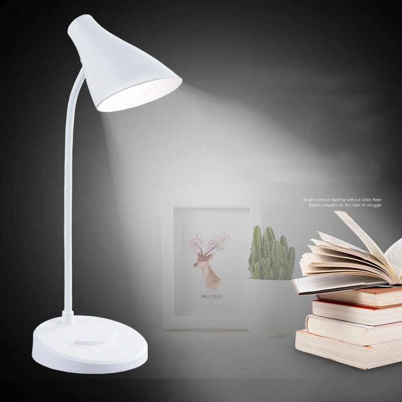 

Brightness LED Desk Lamp for bedroom table lamp USB Recharge room reading Lamp