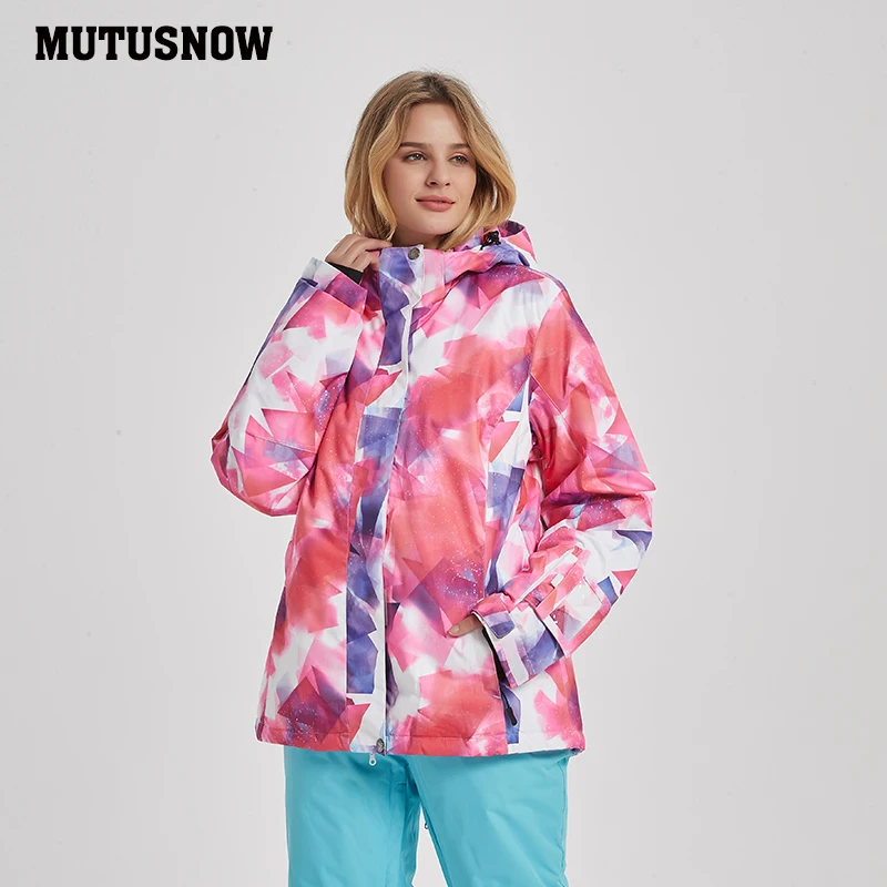 Новинка 2020 Толстая Теплая Лыжная куртка для женщин водонепроницаемая