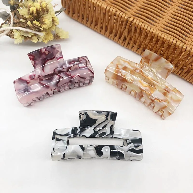 

Большая акриловая леопардовым принтом акриловые шпильки заколка для волос в виде краба заколки для волос для женщин и девушек, аксессуары д...