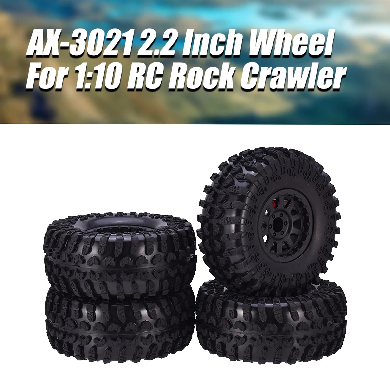 AUSTARHOBBY 4 шт. AX 3021 2 дюйма резиновые шины и обод колеса Beadlock для 1:10 Axial SCX10 Traxxas TRX RC Rock