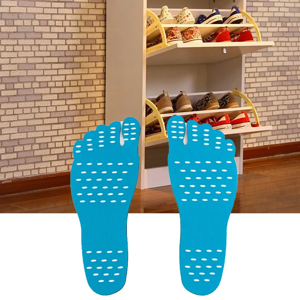 Beach insole Thermal Insulation Waterproof sole Comfy Anti-skid Blue Protective Mat Insoles Foot care | Спорт и развлечения