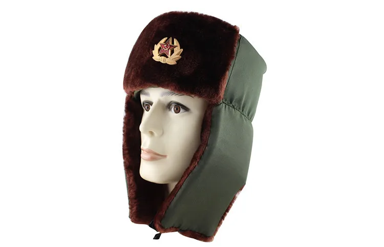 WZCX, советские военные значки, пилот, охотник, шапка, сохраняющая тепло, защита от холода, утолщенная ушанка, ушанка, снежные шапки