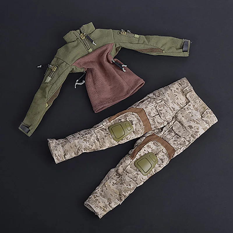 

1/6 Scale US Navy Seal Marines Female Camouflage Combat Uniform Women Soldier Clothes For 12" Action Figures Body Doll Toy