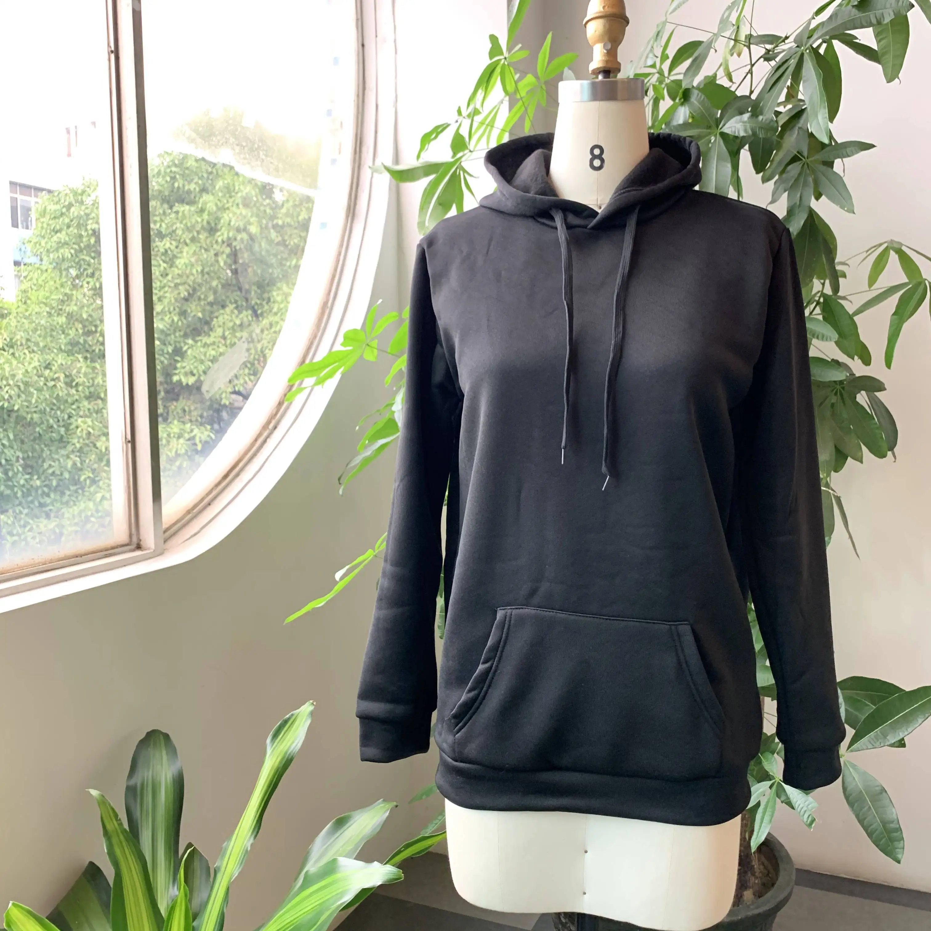 Мужская повседневная одежда толстовка с капюшоном длинными рукавами и карманами