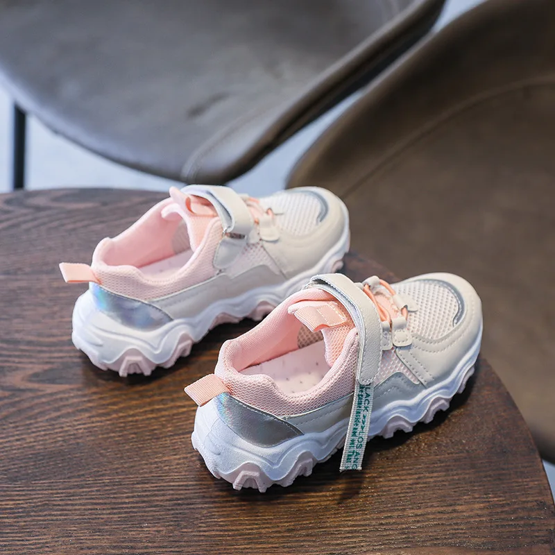 2020 детские кроссовки модные тонкие Серые с мягкой подошвой для прогулок