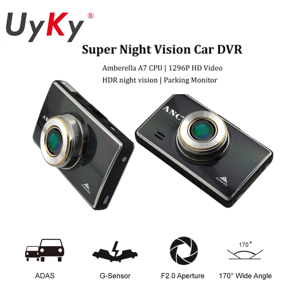 Автомобильный видеорегистратор UYKY автомобильная камера ночного видения с G