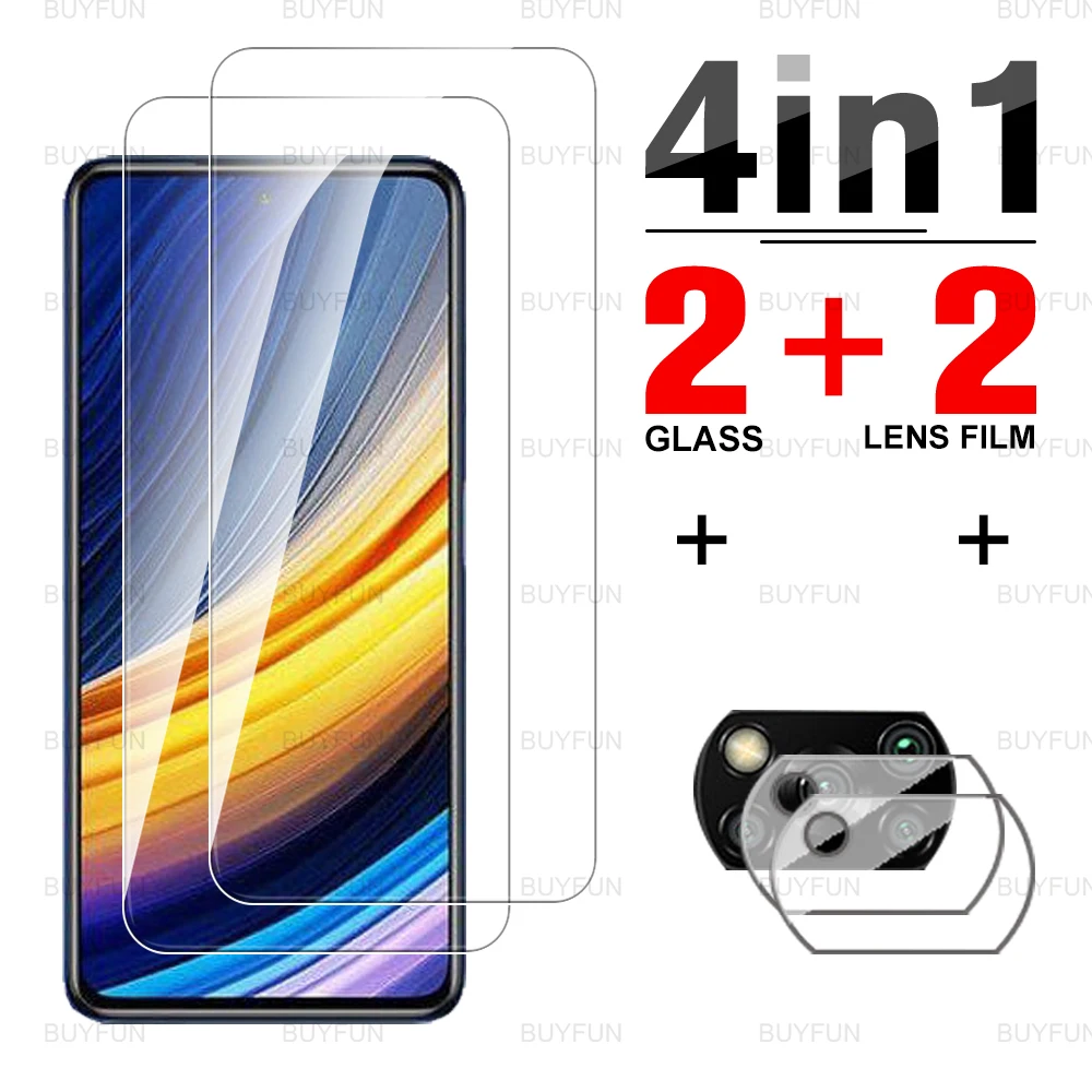 

Safety Tempered Glass for xiaomi poco x3 pro HD front screen protector on for poco poko pocophone x 3 x3pro f3 camera lens glass