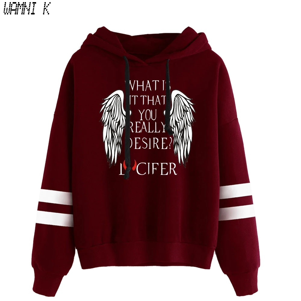 

New Popular Women Lucifer Hoodies Lucifer Morningstar Sweatshirts Girl's Autumn Fashion Clothes Women Men Oversized Hoodie