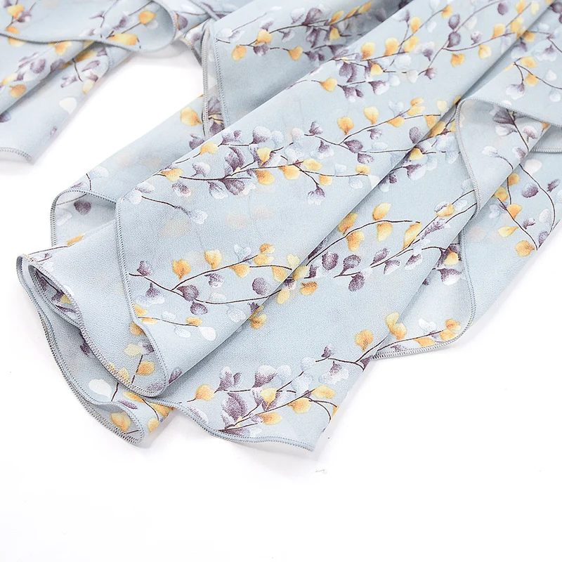 Dabuwawa Для женщин элегантные Высокая Талия юбки с цветочным узором 2019 новинка моды