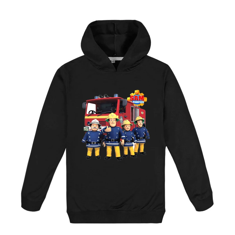 2020 Весна Пожарника одежда Сэм с капюшоном для мальчиков Весенняя куртка девочек
