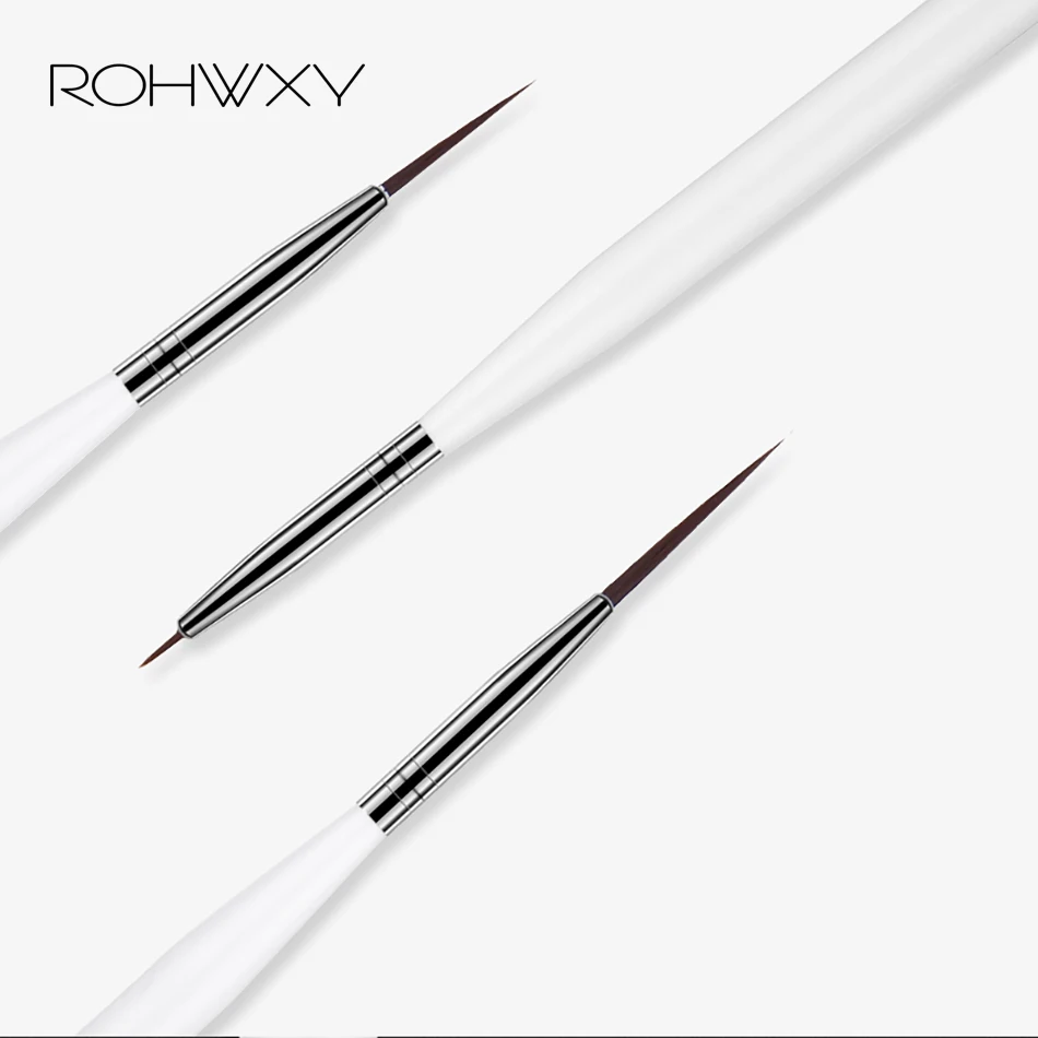 ROHWXY Новая кисть для дизайна ногтей Русалка лайнер Строка Искусственный рисунок