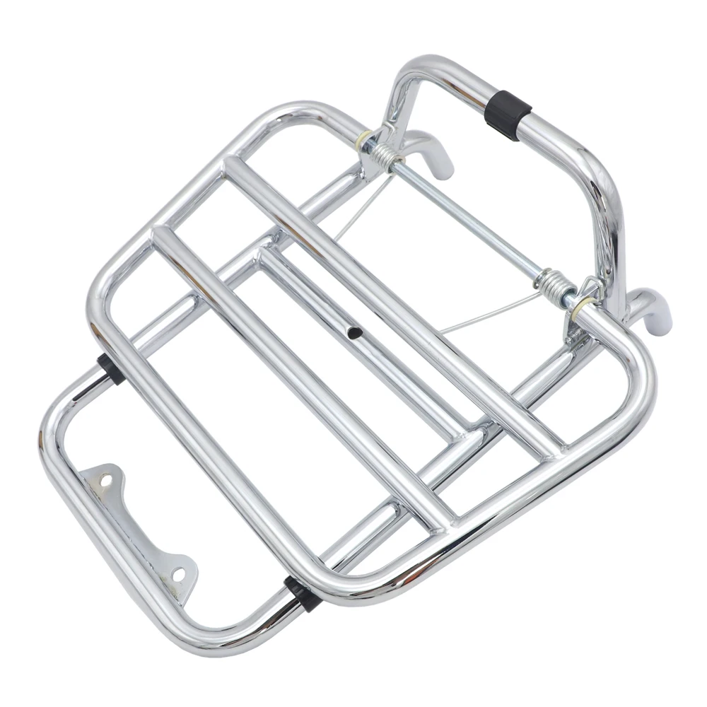 Черная стойка для передних багажа из нержавеющей стали Vespa GTV 300 Sei Giorni GTS Super ABS