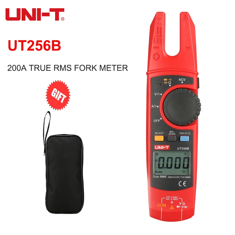 UNI T UT256B 200A True RMS токоизмеритель переменного/постоянного тока амперметр