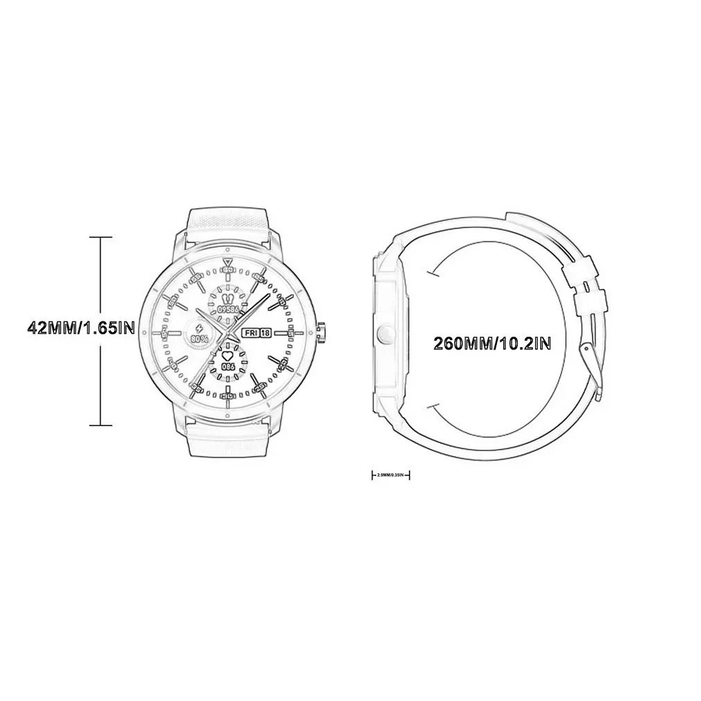 

HW21 Heart Rate Sports Pedometer Smart Watch G-sensor 3 Axis Magnetic Charging IP67 Multifunctional SmartWatch