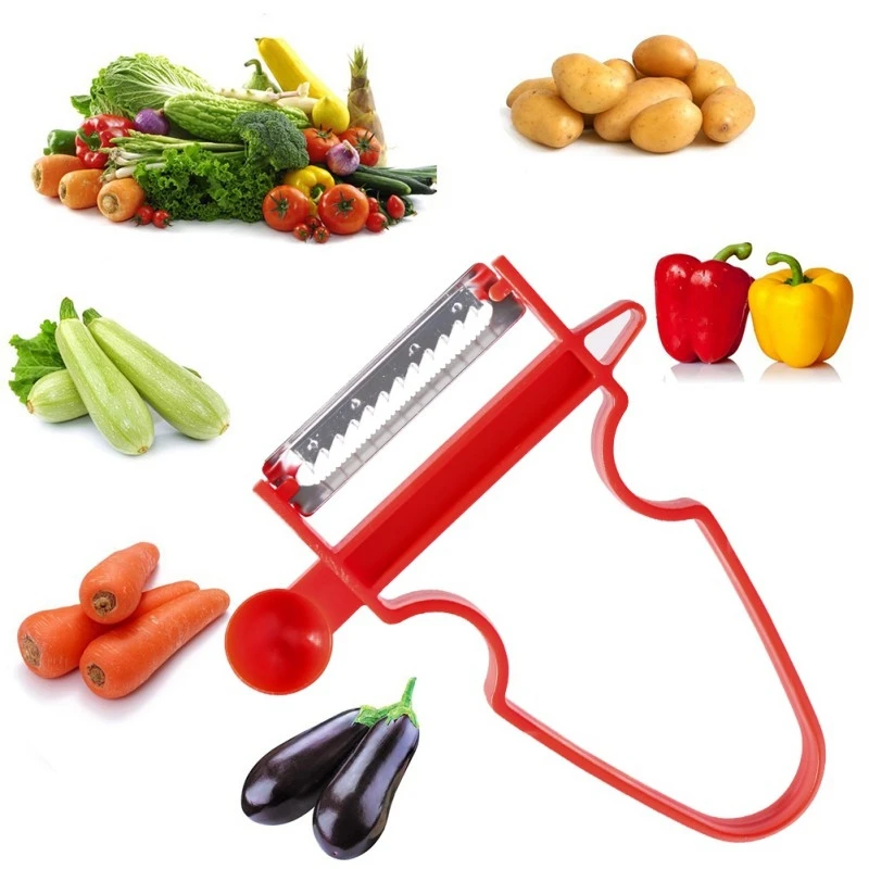 

3pcs Set Slicer Shredder Peeler Julienne Cutter Multi Peel Stainless Steel Blade Grater Kitchen Tools Trio Peeler Set