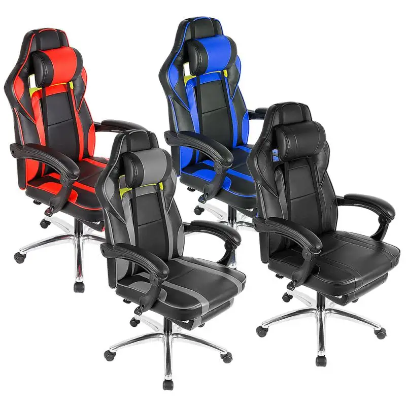 

Modern Gaming Chair Computer Chair Armchair Rocking Reclining Chair PU Leather Height adjustable Chairs Office Furniture HWC