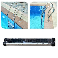 swimming pool pedal safety 304 stainless steel pool ladder steps pool accessories non slip replacement tread screws included