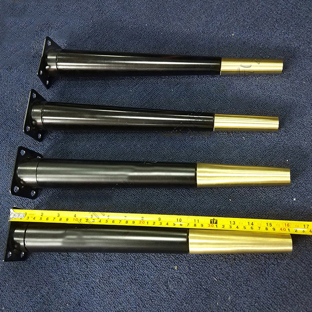 (Упаковка из 4 шт.) Мебель Прямые высокие деревянные ножки железный шкаф стол