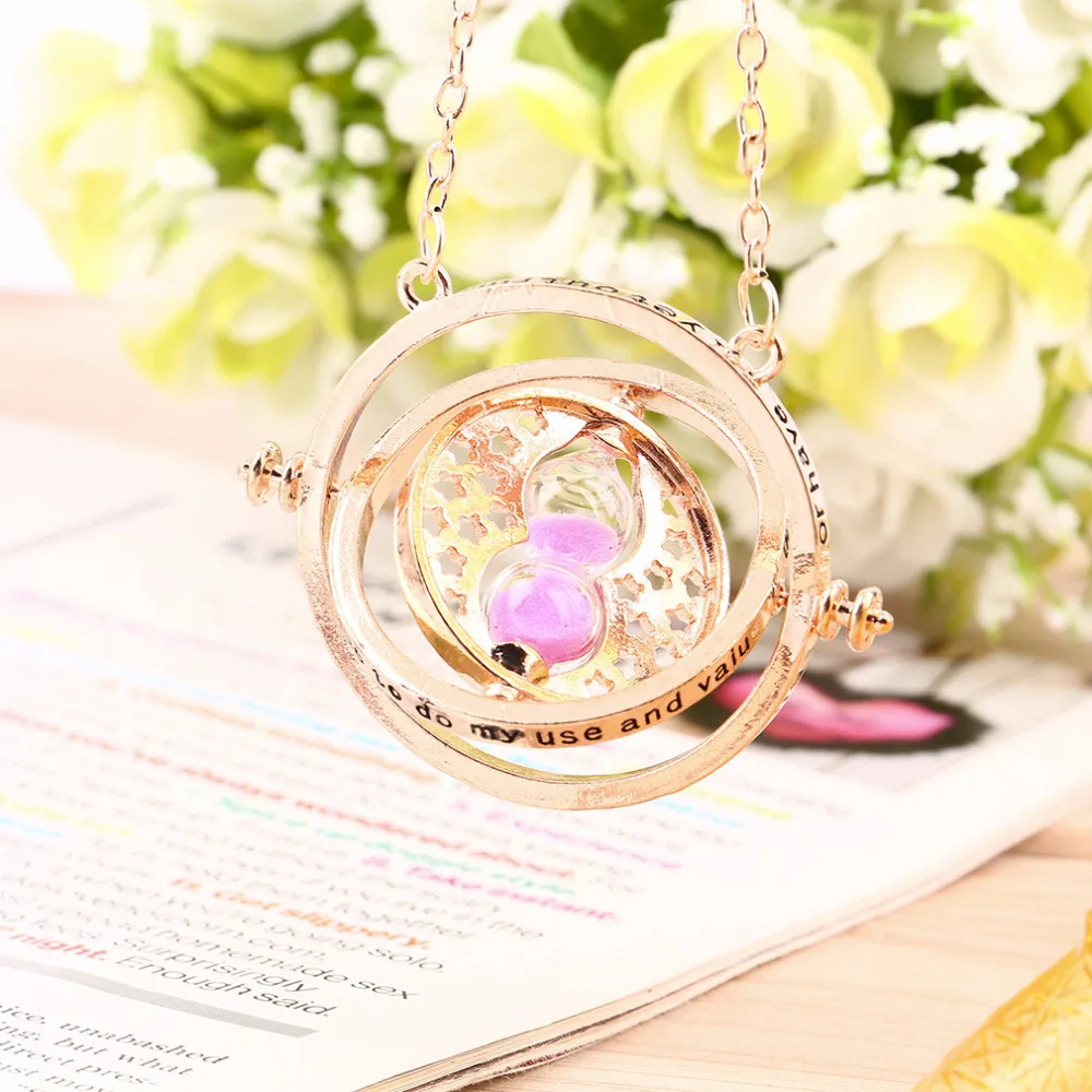 Крутой модный волшебный прибор для поворота времени вспять ожерелье вращающиеся