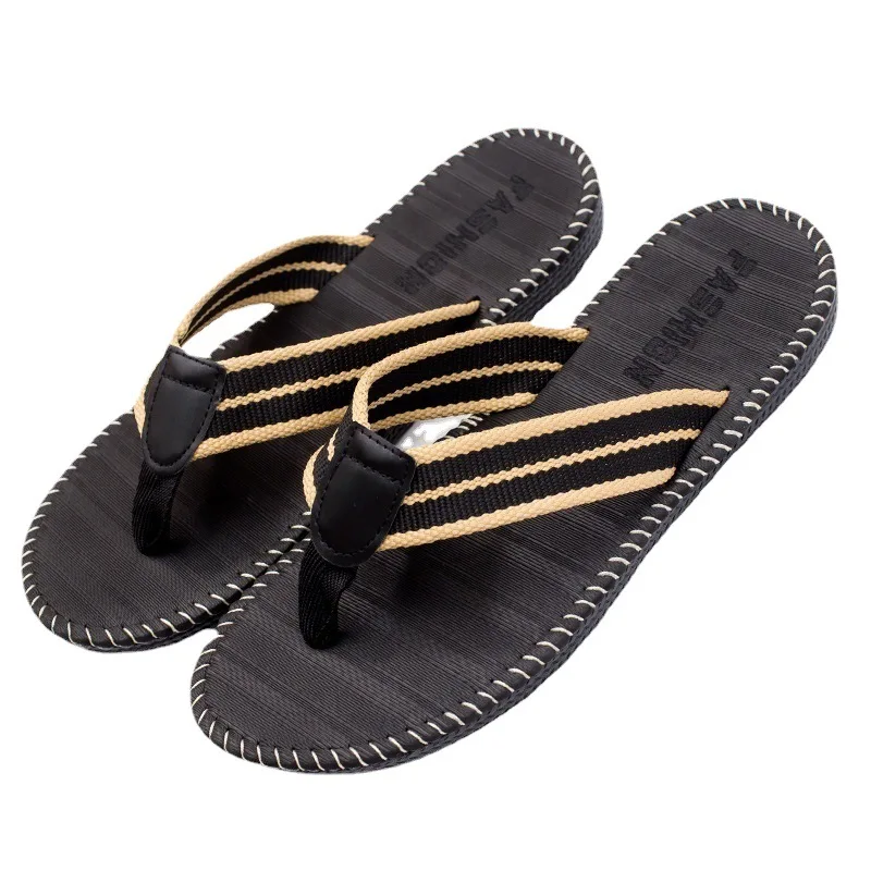 

Korean summer flip-flops trend indoor and outdoor men's casual beach slippers personalized sandals and slippers flip flops