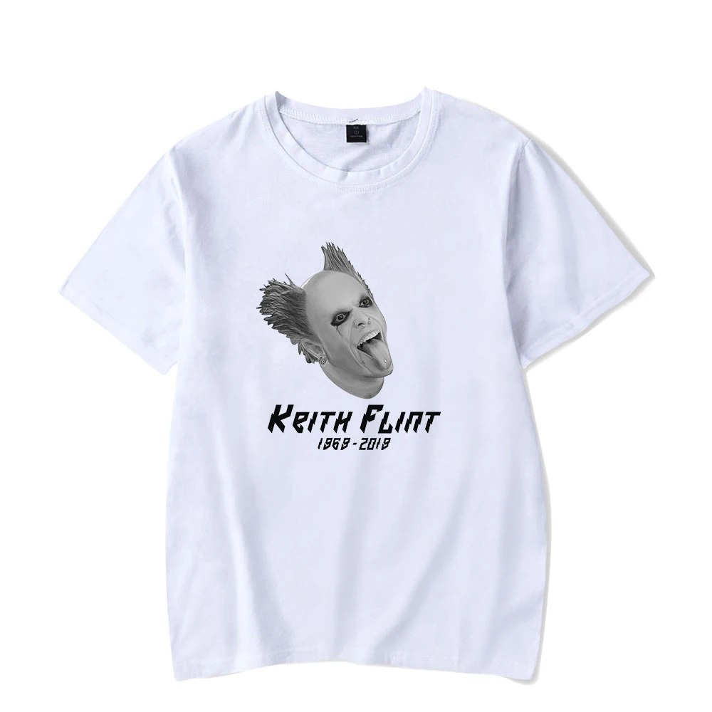 Женский пуловер с короткими рукавами и круглым вырезом Prodigy Keith Flint Повседневный