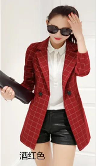 

2020 Spring Autumn Fashion Blazer Jacket Women Suit European Work OL Thin Suit Blazer Long Sleeve Mujer Blazer Outerwear 01
