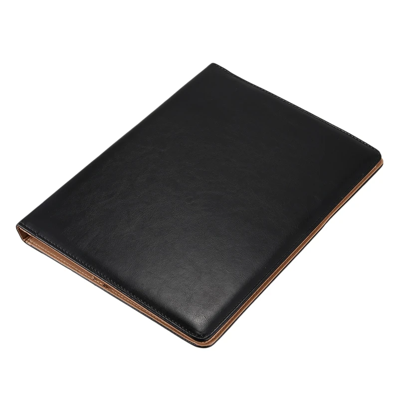 

A5 PU Leather Executive Zippered Business Planner Binder Packet & A4 PU Wallet Business File Pad Manager Combination