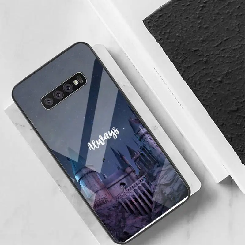 

Harries Potter Phone Case Back Cover For Samsung Cases S20 Plus S10 NOTE 8 9 10 10PRO Tempered Glass Soft Silicone Edge