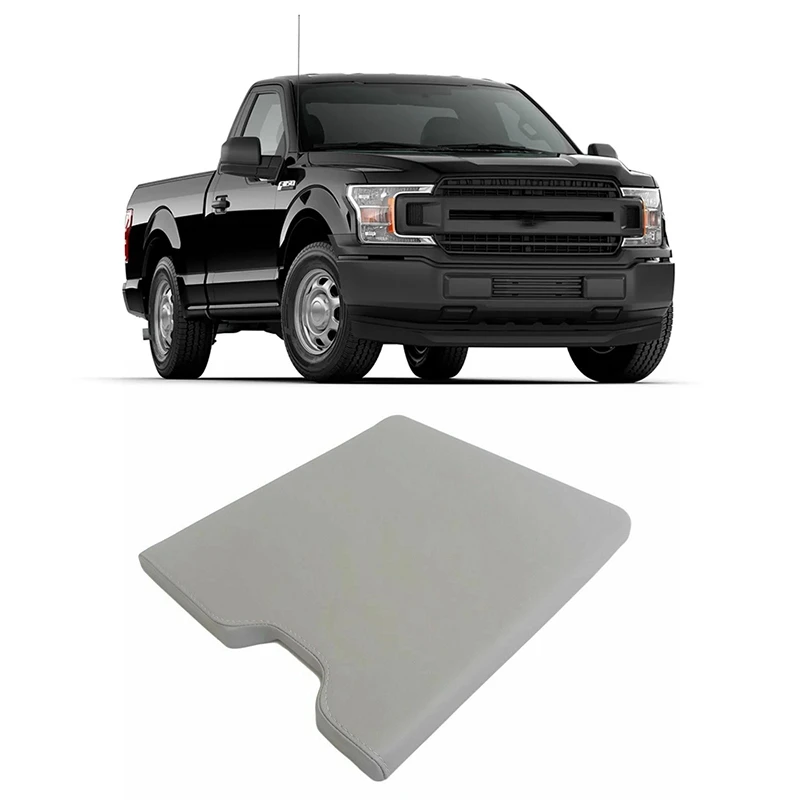 

Кожаный чехол для подлокотника центральной консоли автомобиля, защитный чехол для 2015-2019 Ford F150, серый