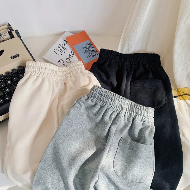 Детские спортивные штаны на весну и осень новинка хлопковые повседневные