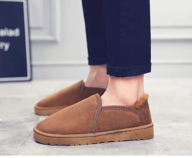 Зимняя обувь для мужчин; Мужская обувь; chaussure homme Hiver Chaussures Scarpe Uomo Invernali Winterschuhe Herren; мех