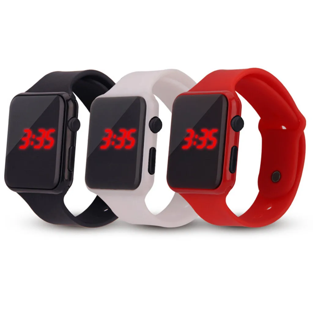 2 шт Мужские часы военные электронные спортивные цифровой светодиодный