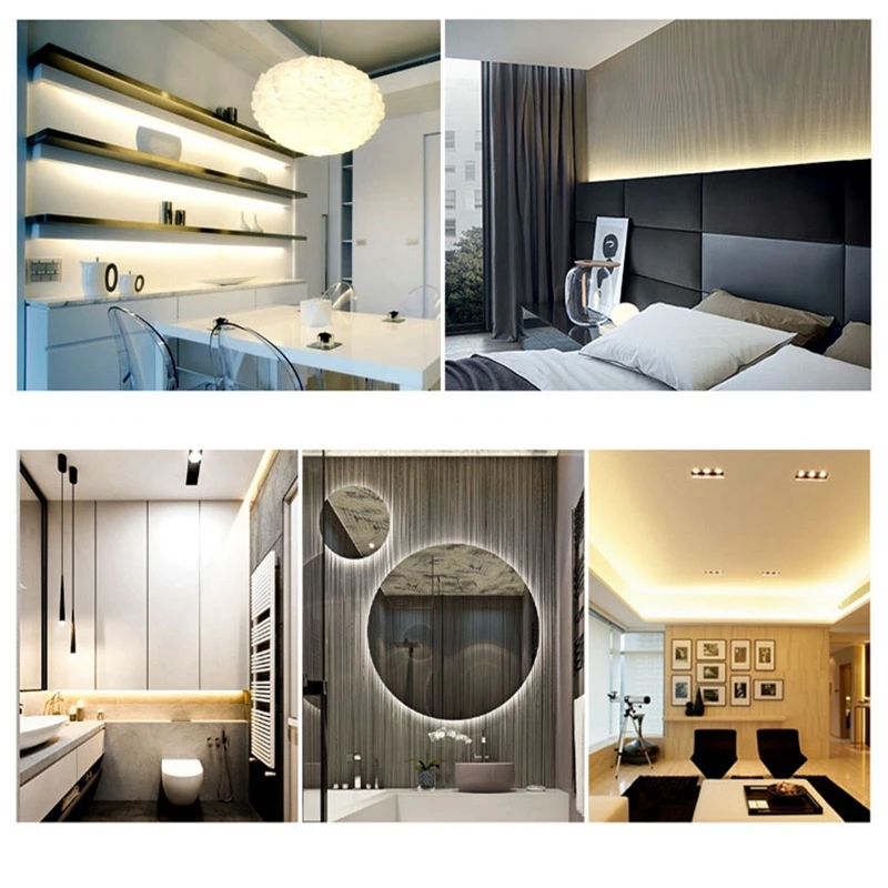 Штепсельная Вилка европейского стандарта светодиодный шкаф светильник для AC 220V