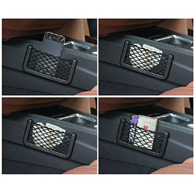 Универсальная маленькая Сетчатая Сумка для автомобильного сиденья сетчатый