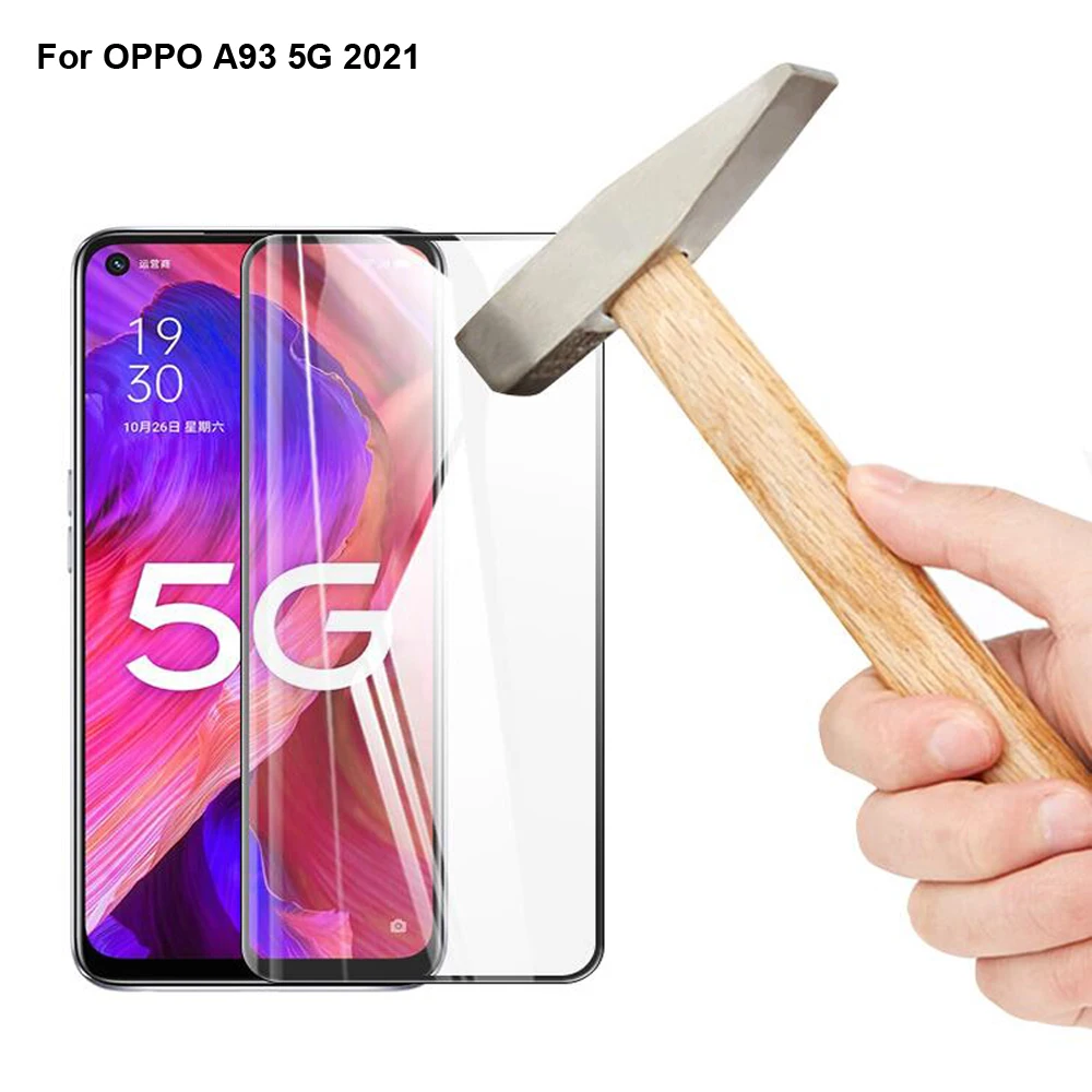 

5 шт. закаленное Стекло высококачественный защитный чехол для OPPO A93 5G 2021 Экран защитная пленка Стекло высококачественный защитный чехол для ...