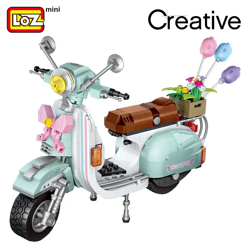 LOZ Конструктор мороженое миниатюрный автомобиль игрушечные фигурки не