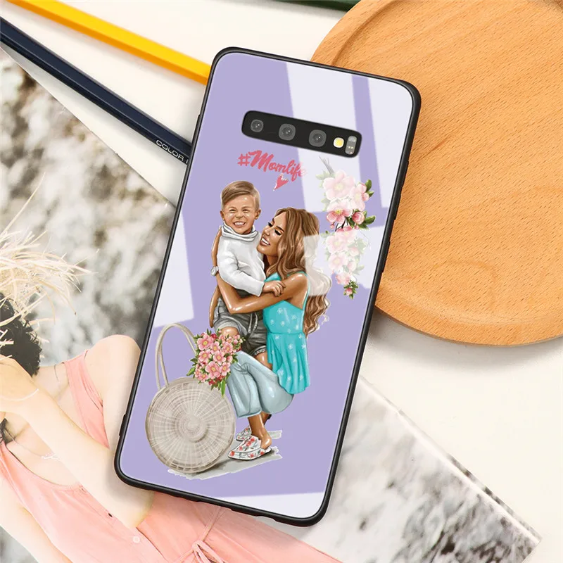Закаленное Стекло чехол для samsung Galaxy S8 S9 S10 Примечание 10 8 9 A40 A50 A70 A7 A9 A8 A6 J4 Plus 2018 M10 M20