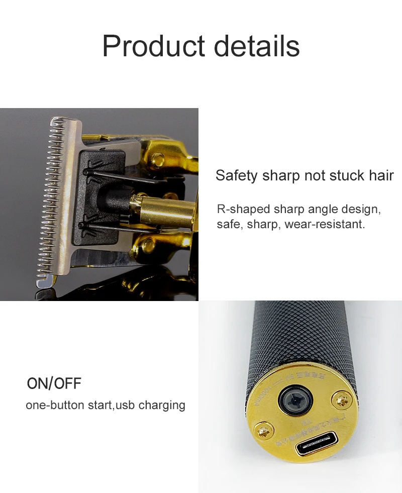 Barbershop беспроводной триммер для волос с близкой режущей цифровой перезаряжаемой