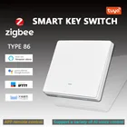 Переключатель для штор Tuya Zigbee 3,0, Wi-Fi, переключатель с кнопками ЕС, для рольставней, Google Home, голосовое управление Alexa
